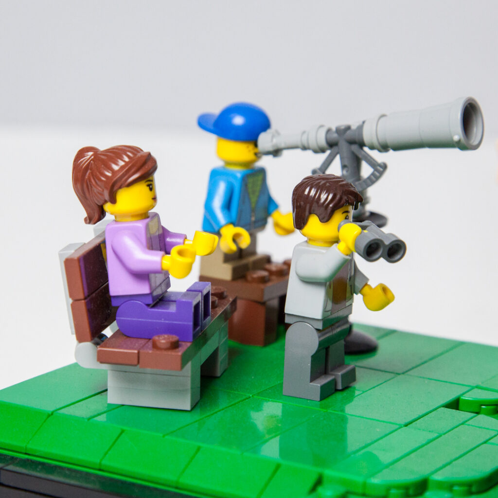 Stargazing Lego project by Door County Bricks