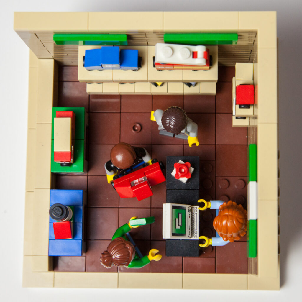 Gift shop custom Lego project by Door County Bricks