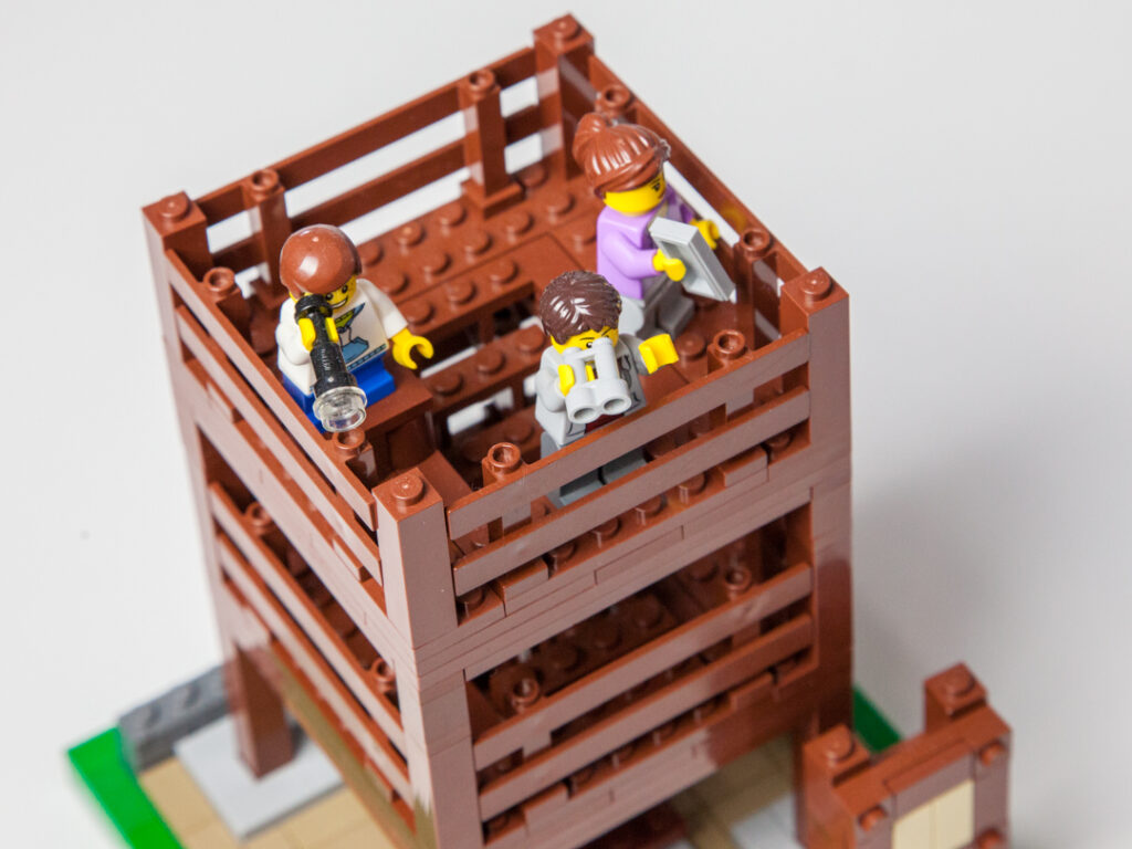 Eagle Tower Lego design by Door County Bricks
