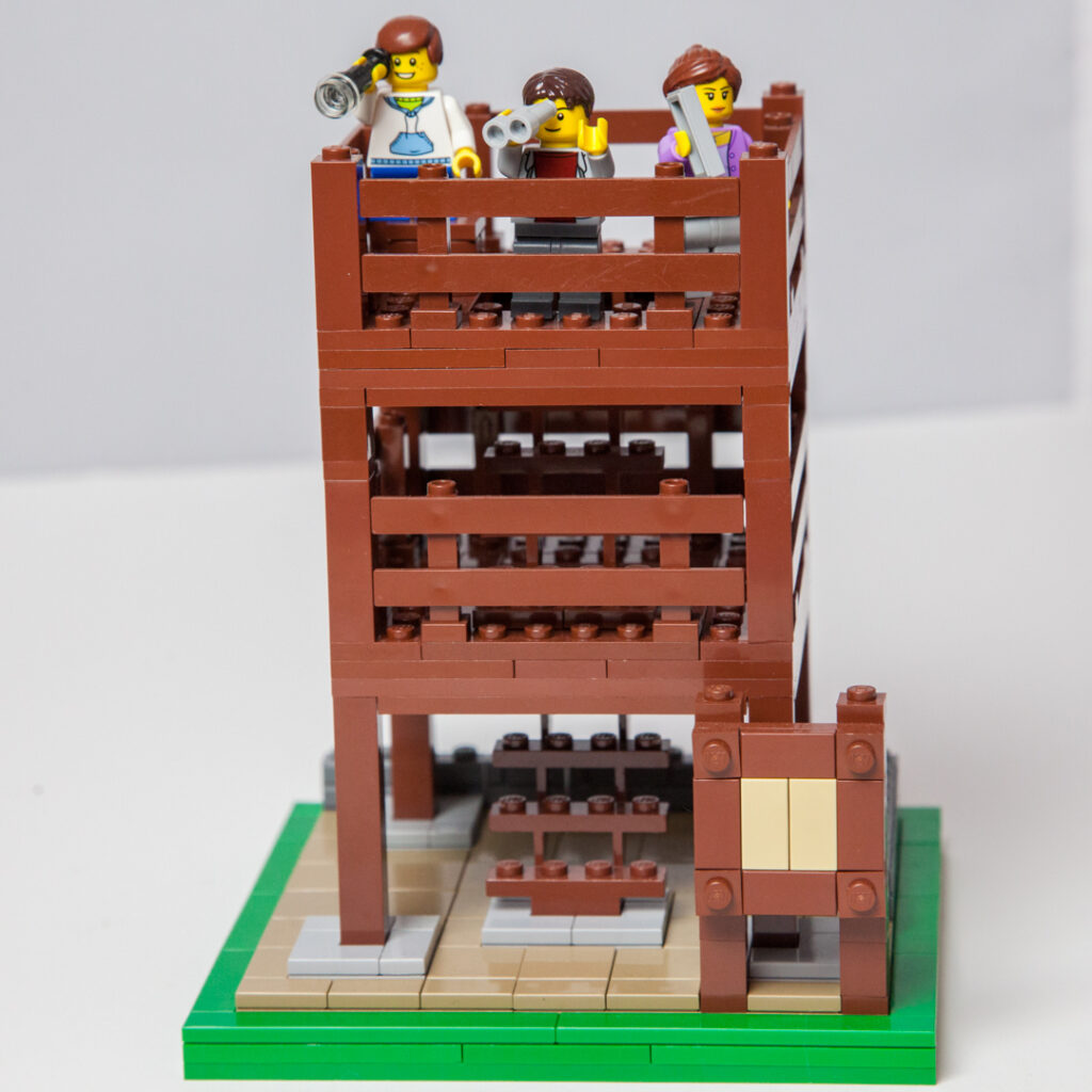Eagle Tower Lego design by Door County Bricks