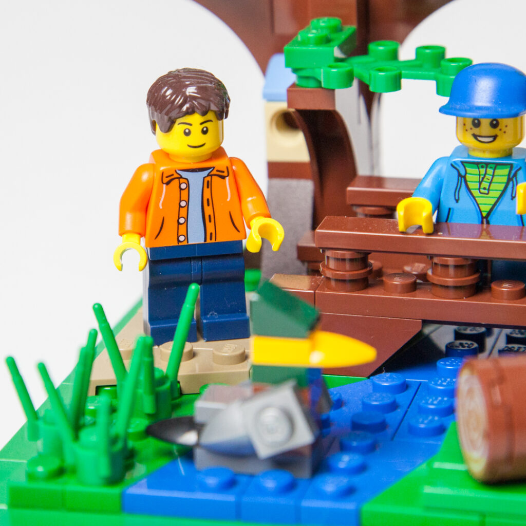 Newport State Park Lego hiking trail by Door County Bricks
