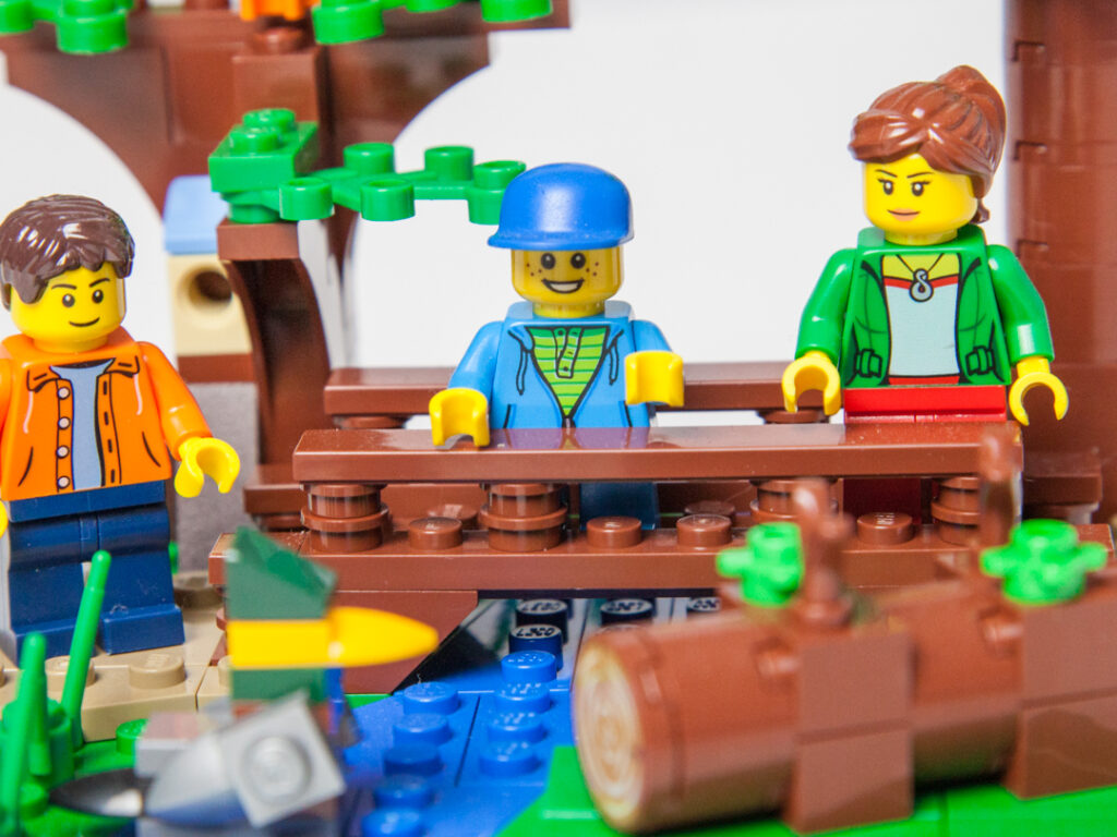 Newport State Park Lego hiking trail by Door County Bricks