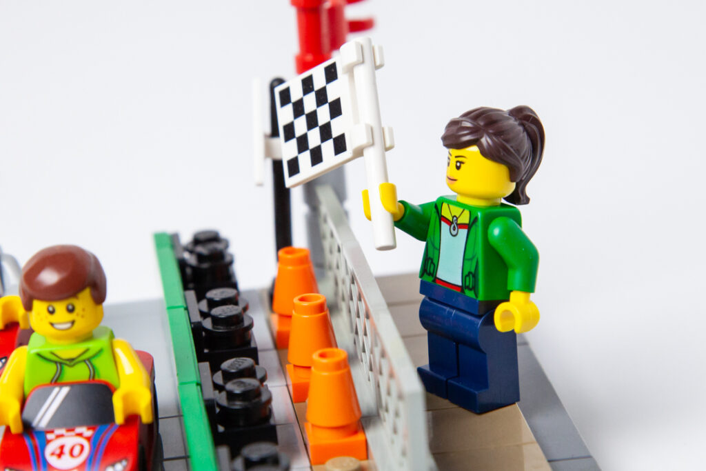 Go Kart Track Lego project by Door County Bricks