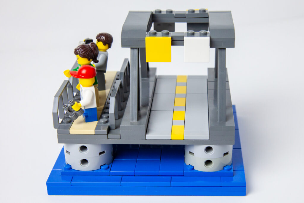 Steel Bridge Lego project by Door County Bricks