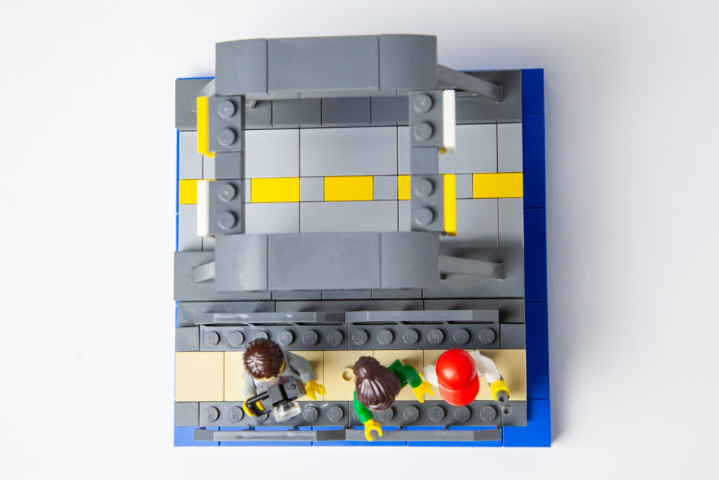 Steel Bridge Lego project by Door County Bricks