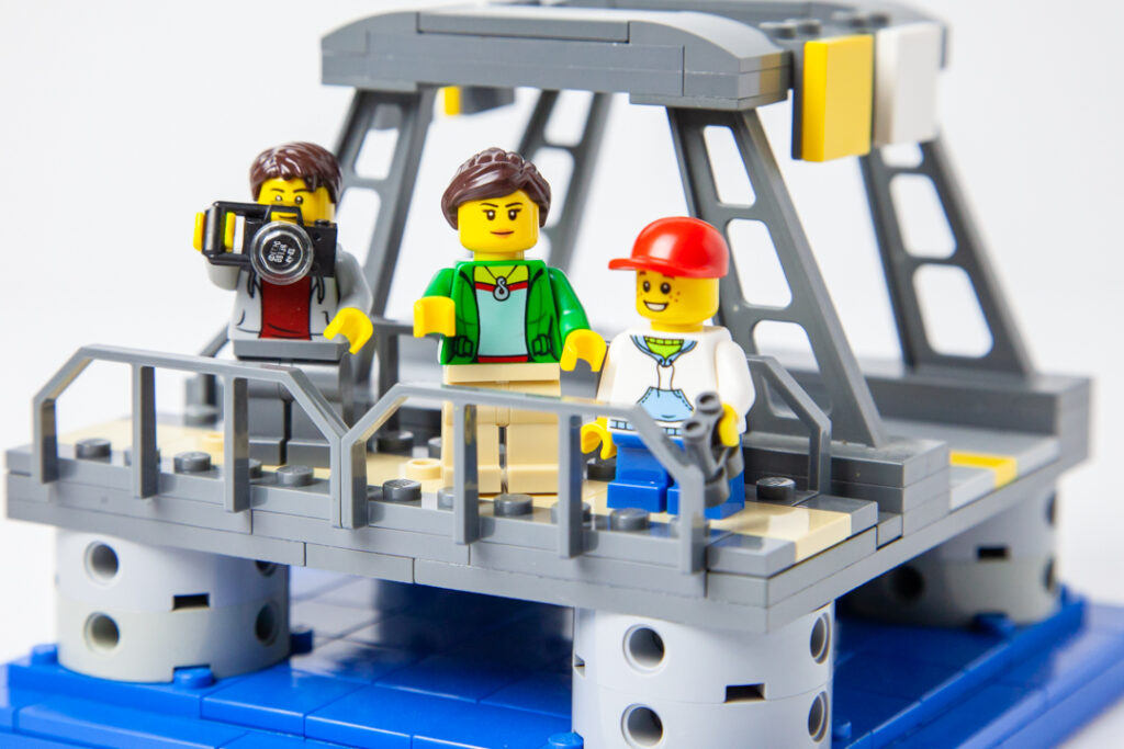 Steel Bridge Lego project by Door County Bricks