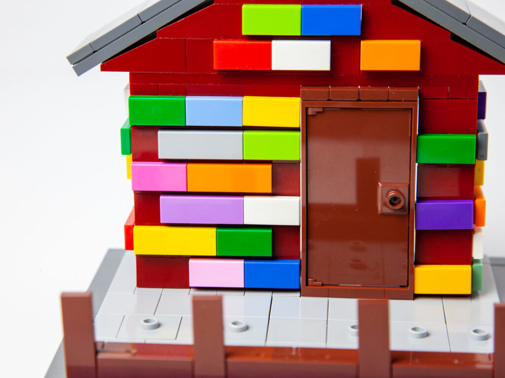 Anderson Dock custom Lego project by Door County Bricks