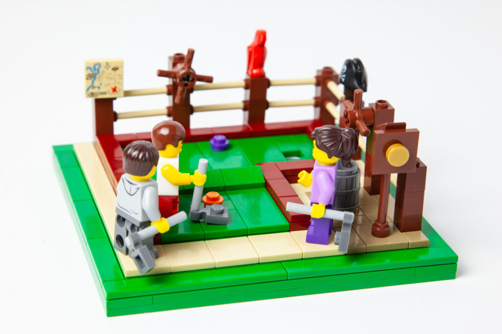 Lego mini golf project by Door County Bricks