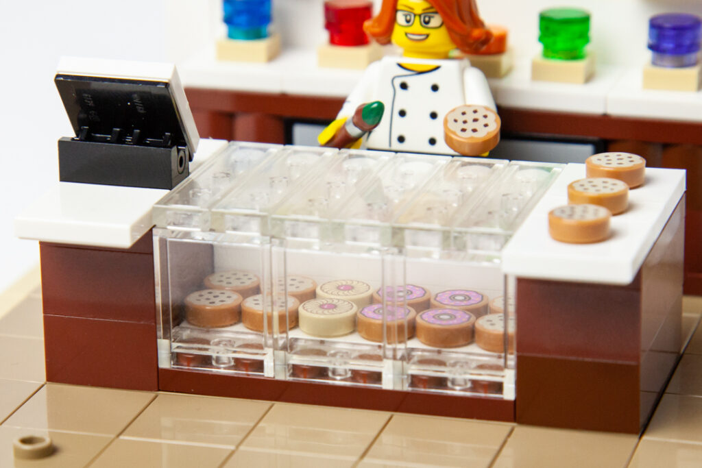 Cookie shop Lego project by Door County Bricks