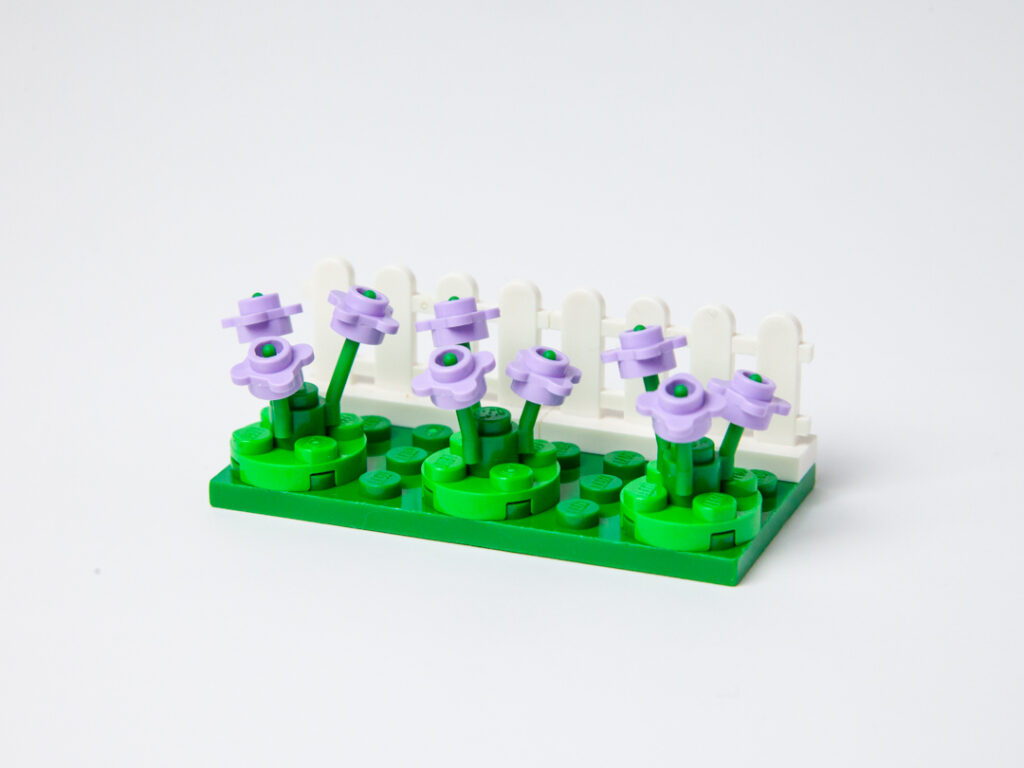 Mini Lavender Field custom Lego kit by Door County Bricks