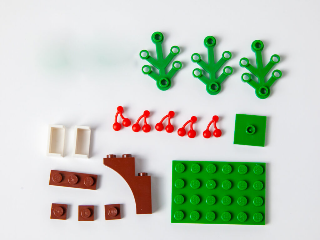 Mini Lego Cherry Tree custom kit by Door County Bricks