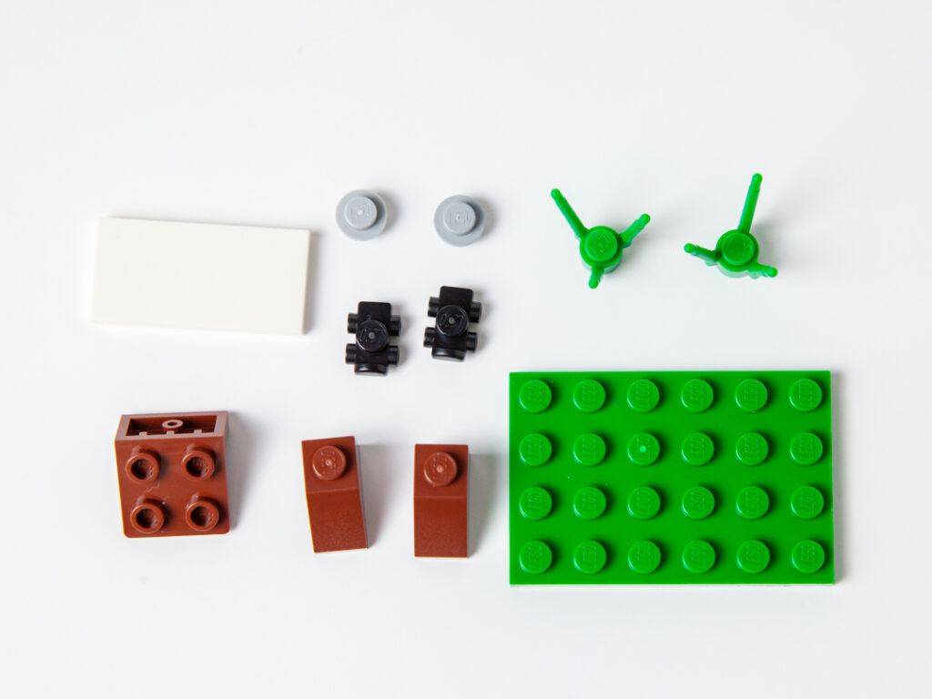 Mini Drive-in custom Lego kit by Door County Bricks