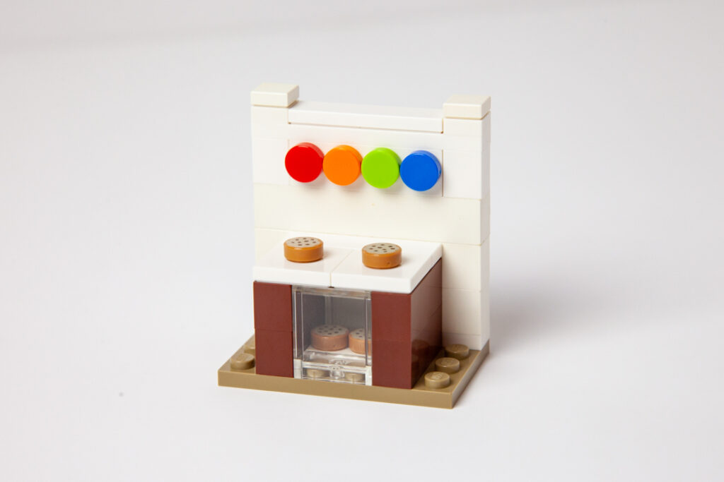 Mini Cookie Studio Lego kit by Door County Bricks