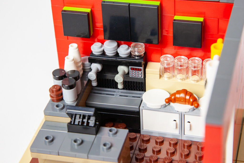 Kick Coffee custom Lego project by Door County Bricks